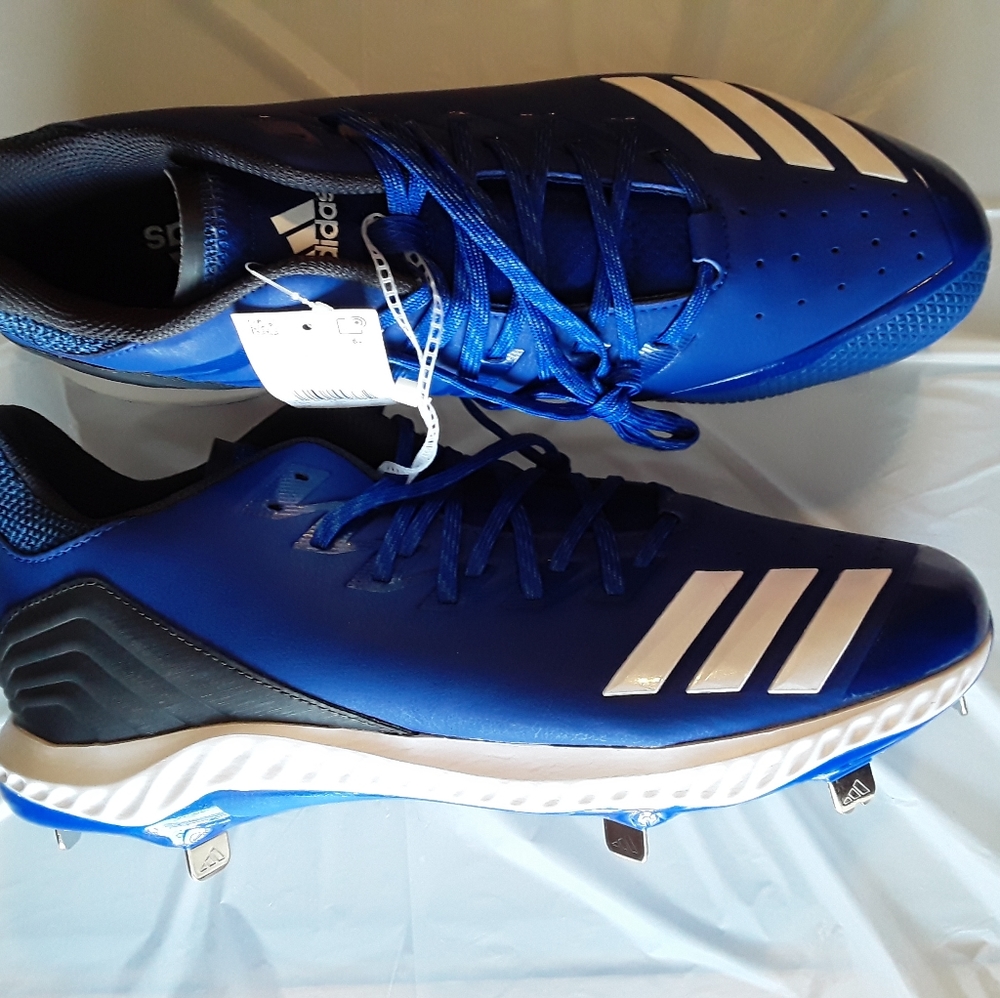 Adidas Icon Bounce Metal Baseball Cleats  Royal Bl